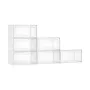VEVOR Shoe Storage Boxes, 6 Pack Clear Stackable Shoe Boxes Storage Organizers with Magnetic Door, Fit up to US Size 13, Plastic