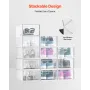 Shoe Storage Boxes, 12 Pack Stackable Shoe Boxes Storage Organizers, Fit up to US Size 11, Plastic Modular Space Saving Sneaker 