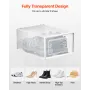 Shoe Storage Boxes, 12 Pack Stackable Shoe Boxes Storage Organizers, Fit up to US Size 11, Plastic Modular Space Saving Sneaker 