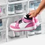 Shoe Storage Boxes, 12 Pack Stackable Shoe Boxes Storage Organizers, Fit up to US Size 11, Plastic Modular Space Saving Sneaker 