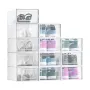 Shoe Storage Boxes, 12 Pack Stackable Shoe Boxes Storage Organizers, Fit up to US Size 11, Plastic Modular Space Saving Sneaker 