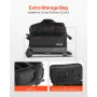 Bowling Ball Bag, 2 Ball Double Roller Bowling Bag med hjul