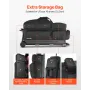 Bowling Ball Bag, 3 Ball Double Roller Bowling Bag med hjul