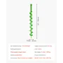 VEVOR sneglebor til plantning, 60 x 800 mm spiralbor, kompatibel med 20 mm ID drevbor, kraftig løgplantemaskine