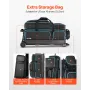 Bowling Ball Bag, 3 Ball Double Roller Bowling Bag med hjul