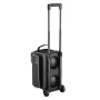 Bowling Ball Bag, 2 Ball Double Roller Bowling Bag with Wheels, Featuring a Separate Compartment for Shoes (Up To US Size 16) & 