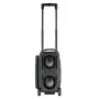 Bowling Ball Bag, 2 Ball Double Roller Bowling Bag with Wheels, Featuring a Separate Compartment for Shoes (Up To US Size 16) & 