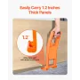 Drywall Carrier, 2 Pack Plywood Carriers Handles, ABS Plastic Panel Carrier Tool with 79.8 kg Load Bearing, Lift and Carry Panel