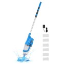 Pool Vacuum 26 GPM Rechargeable Pool Cleaner Max. 1H with Extension Pole