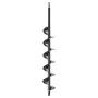 Auger Drill Bit for Planting, 80 x 600 mm Spiral Drill Bit, for 3/8" Hex Drive Drills, Heavy Duty Bulb Planter Tool, Hole Drilli