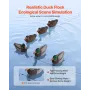 VEVOR Duck Decoys, Realistic Floating Duck Decoys, Weight Forward Swim, Impact-Resistant & Silent XPE Duck Hunting Decoy Outdoor