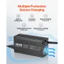 12V 20A lithiumbatterioplader, 14,6V, AC-DC LiFePO4 Smart