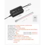 12V 20A lithiumbatterioplader, 14,6V, AC-DC LiFePO4 Smart