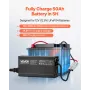 VEVOR 12V 10A Lithium Battery Charger, 14.6V, AC-DC LiFePO4 Smart Charger, with Anderson Connector, LED Indicator, 0V Activation