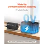 12V 10A lithiumbatterioplader, 14,6V, AC-DC LiFePO4 Smart