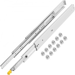 Duty Drawer Slides 24'' Ball Bearing Full Extention With Lock 1 Pair 200kg