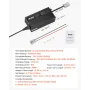 12V 10A lithiumbatterioplader, 14,6V, AC-DC LiFePO4 Smart
