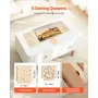 2000 Piece Rotating Puzzle Board with 5 Drawers and Cover, 102x74cm Portable Wooden Table, Jigsaw Puzzle Accessories for Adults,