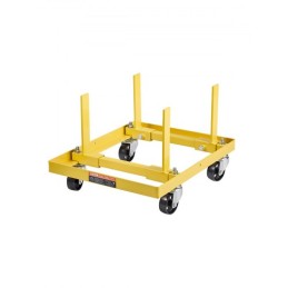 Engine Stand 750LBS/340KG Adjustable Motor Hoist Dolly Steel with 4-Caster