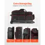 Bowling Ball Bag, 3 Ball Double Roller Bowling Bag med hjul