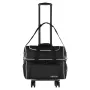 Bowling Ball Bag, 2 Ball Four Roller Bowling Bag with Wheels, Featuring a Separate Compartment for Shoes (Up To US Size 16) & Ov