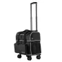 Bowling Ball Bag, 2 Ball Four Roller Bowling Bag with Wheels, Featuring a Separate Compartment for Shoes (Up To US Size 16) & Ov