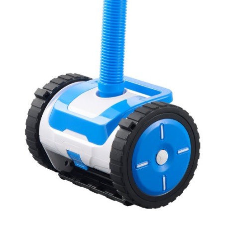 Suction Pool Cleaner Vacuum Cleaner 2 Wheels for In/Above-ground Pool