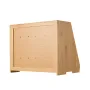 Double Layer Bread Box for Kitchen Counter, Large Capacity Bamboo Bread Storage Container, Farmhouse Wooden Breadbox for Homemad