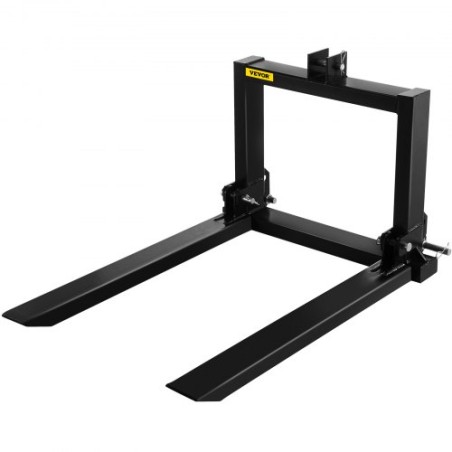 3 Point Hitch Pallet Fork 2000lbs, Fork Attachment for Category 1 Tractor, 25.5''x22''x41'', Steel Tractor Heavy Equipment