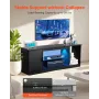 tv-stander til tv op til 1651 mm, moderne underholdningscenter
