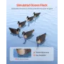 VEVOR Canada Goose lokkefugle, udendørs gåse lokkefugle til vandfuglejagt, holdbare plastikflydere med ultrarealistisk maling,