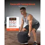 Workout Sandbag, Heavy Duty Workout Power Bags med håndtag, 45