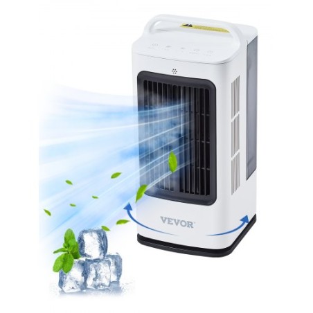 Portable Air Conditioner 4-in-1 Evaporative Air Cooler 1700ml Water Tank