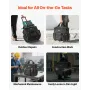 VEVOR Rolling Tool Bag, 110 lbs Load Capacity, 25 Pockets Heavy Duty Roller Tool Bag with Adjustable Telescoping Handle & Stable