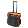 VEVOR Rolling Tool Bag, 110 lbs Load Capacity, 25 Pockets Heavy Duty Roller Tool Bag with Adjustable Telescoping Handle & Stable