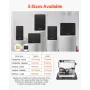 Appliance Slider, Small 10.5 x 13-inch, Rolling Sliding Tray with Silent Rubber Wheels & Hollow Handle, Easy to Clean, Appliance
