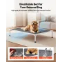 forhøjet hundeseng til store hunde, transportabel høj hundeseng