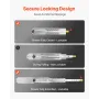 1 Pair Full Extension Drawer Slides 16 18 20 24 30 35 37.4 59 24 32 36 40 48 60 in, 500 lbs Load Capacity Locking Drawer Slides,