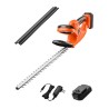 Cordless Electric Hedge Trimmer 20V 2A Batteri 20in Dual-Action Blade