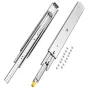 1 Pair Full Extension Drawer Slides 16 18 20 24 30 35 37.4 59 24 32 36 40 48 60 in, 500 lbs Load Capacity Locking Drawer Slides,