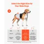 Disposable Male Dog Diapers, Super Absorbent Male Dog Wraps, 360 ° Leak-Proof Belly Bands with Wetness Indicator for Doggies in 