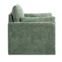 Green Accent Chair, Modern Polstret Accent Chair med armlæn