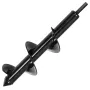 VEVOR Auger Drill Bit for Planting, 80 x 300 mm Spiral Drill Bit, for 3/8" Hex Drive Drills, Heavy Duty Bulb Planter Tool, Hole 