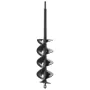 Auger Drill Bit for Planting, 80 x 410 mm Spiral Drill Bit, for 3/8" Hex Drive Drills, Heavy Duty Bulb Planter Tool, Hole Drilli
