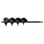 Auger Drill Bit for Planting, 80 x 410 mm Spiral Drill Bit, for 3/8" Hex Drive Drills, Heavy Duty Bulb Planter Tool, Hole Drilli