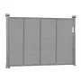 Retractable Baby Gate, 870 mm Tall, Extends up to 1400 mm Wide, Retractable Gate for Kids or Pets, Mesh Material, Easy to Instal