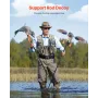 Spinning Wing Motion Duck Decoys, Outdoor Teal Decoys for Hunting, Floating Duck for Pool, Pond, and Lake, Realistic Plastic Duc