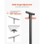 Starlink RV Ladder Mount, 360°Adjustable Angle Mounting Standard Gen 3 Pipe Kit, Heavy-Duty Steel Extra Long Starlink RV Ladder 