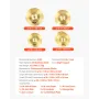 VEVOR Cymbal Pack 4 Pieces Cymbals Drum Set 14 16 18 20 Inches (355/400/455/505 mm) Cymbals for Drum