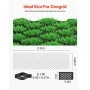 Gravel Grid, 4 Inch Depth, 17.06 x 8.86 FT / 5200 x 2700 mm, 1880 LBS Per Sq ft Grass Ground Retainer, Permeable Geo Grids Drive